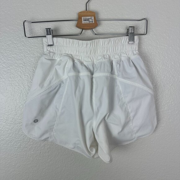 Lululemon Track That Short 5" 4 White Swift Ultra Stretch Athletic Activewear - Picture 6 of 10